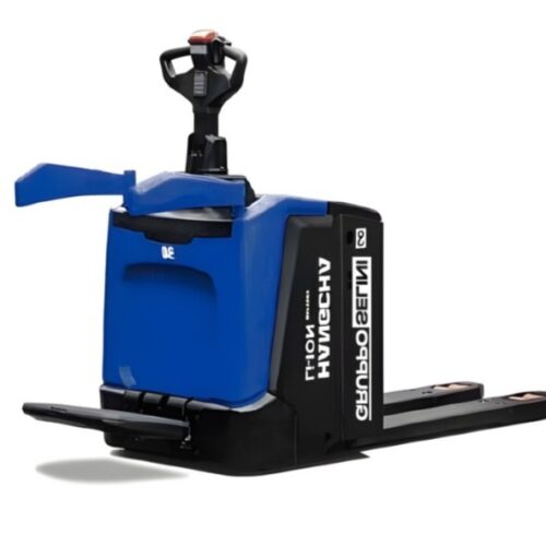 HANGCHA TRANSPALLET HI RANGE SERIE X LITIO CON OPERATORE A BORDO