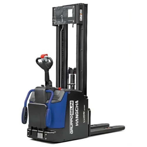 HANGCHA STOCCATORE A COLONNA HI RANGE SERIE X LITIO CON OPERATORE A BORDO